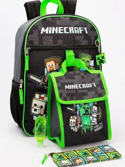 Vanilla Underground Black Minecraft Backpack Set^ Bags