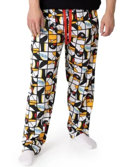 Sale Vanilla Underground Black Pingu Comic Strip Lounge Joggers