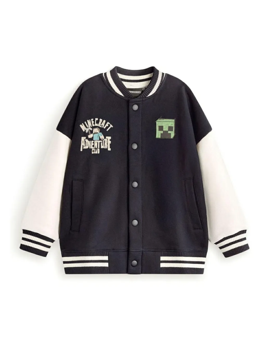 Vanilla Underground Black Minecraft Bomber Jacket^BOY Coats & Jackets|Snowsuits & Coats