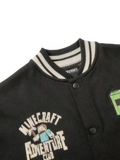 Vanilla Underground Black Minecraft Bomber Jacket^BOY Coats & Jackets|Snowsuits & Coats