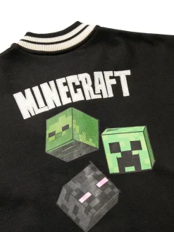 Vanilla Underground Black Minecraft Bomber Jacket^BOY Coats & Jackets|Snowsuits & Coats