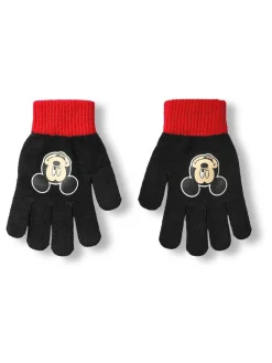 New Vanilla Underground Kids Disney Character Winter Hat And Gloves Set Black Chrome