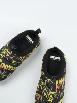 Discount Vanilla Underground Black Fortnite Boys Slippers