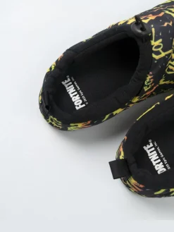 Discount Vanilla Underground Black Fortnite Boys Slippers