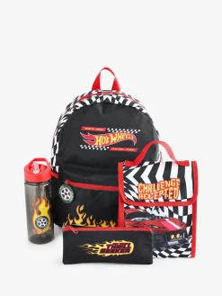 Clearance Vanilla Underground Black Hot Wheels 4 Piece Backpack Set