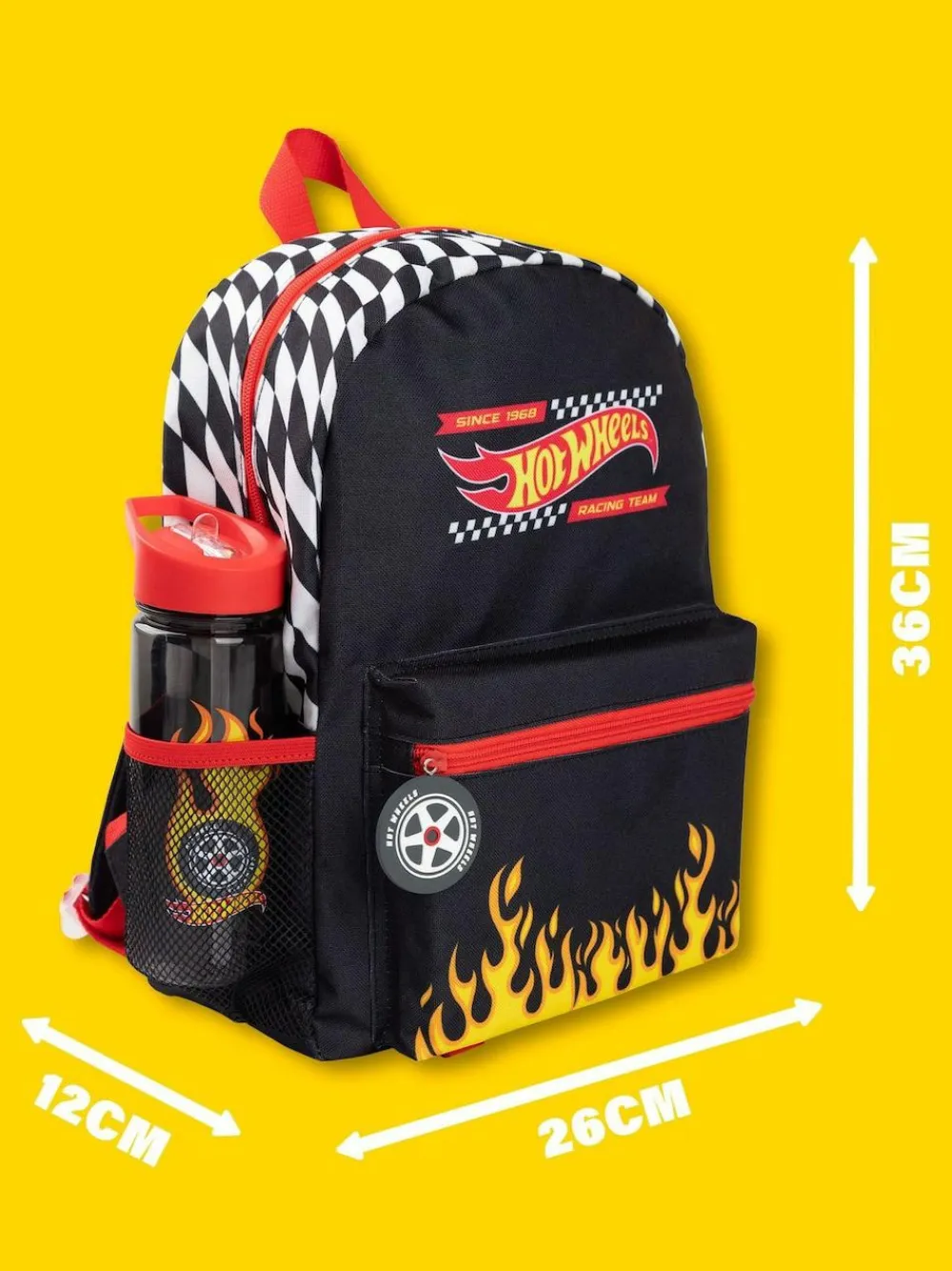 Clearance Vanilla Underground Black Hot Wheels 4 Piece Backpack Set