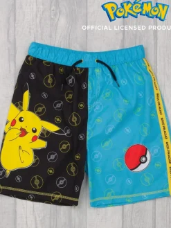 Vanilla Underground Black Pokemon Licensing Swim Shorts^BOY Swimwear