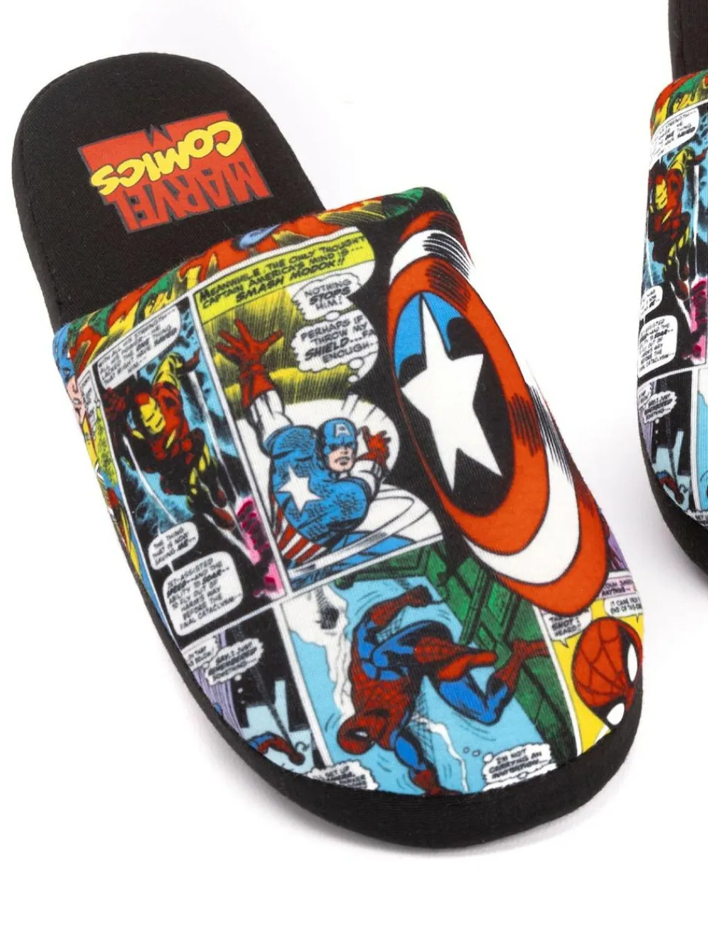 Online Vanilla Underground Black Marvel Mr Men Mr Lazy Slippers