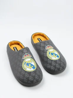 Vanilla Underground Black Real Madrid Logo Slippers^ Slippers|Slippers