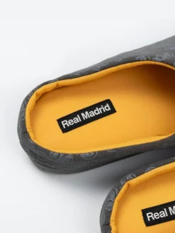 Vanilla Underground Black Real Madrid Logo Slippers^ Slippers|Slippers