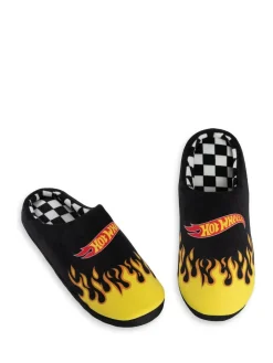 Vanilla Underground Black Hot Wheels Mule Slippers^ Slippers|Slippers