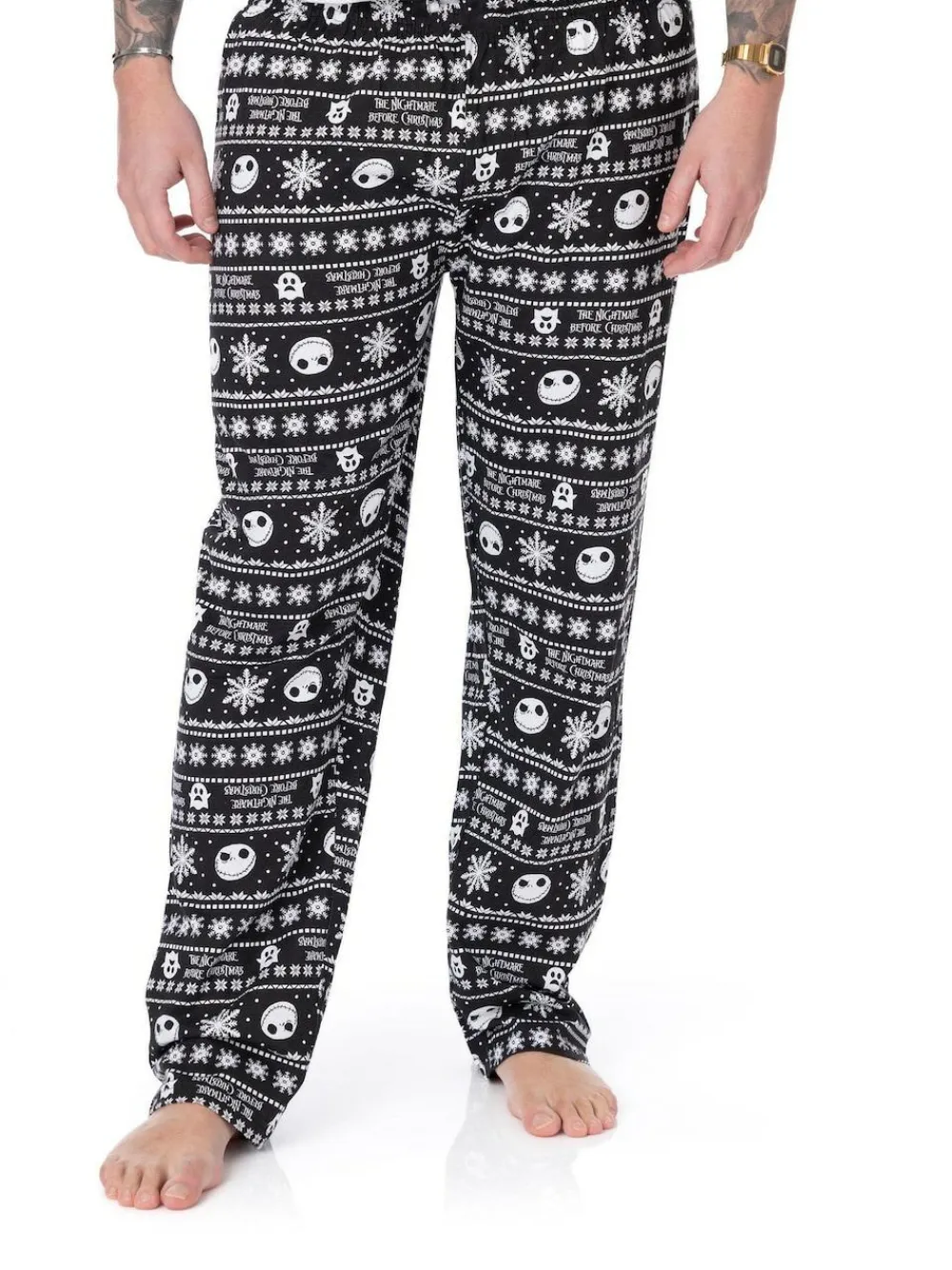Vanilla Underground Black Nightmare Before Christmas Cotton Lounge Pants^ Loungewear|Joggers