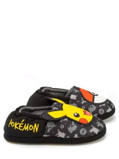 Discount Vanilla Underground Black Pokemon Winter Slippers