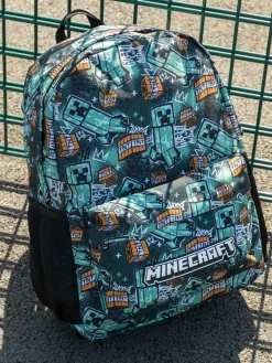 Vanilla Underground Black Minecraft Unisex Kids Multicoloured Backpack