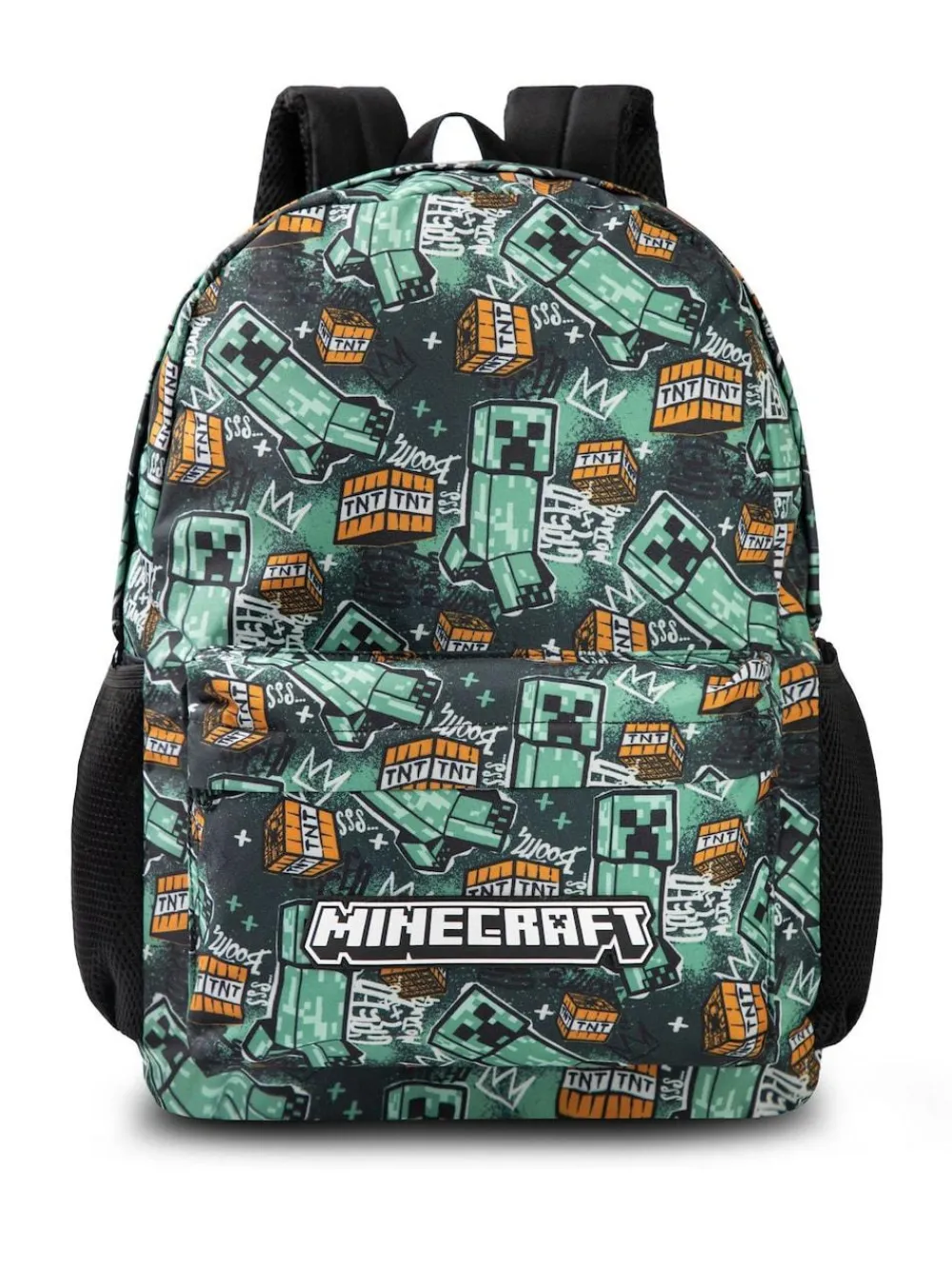 Vanilla Underground Black Minecraft Unisex Kids Multicoloured Backpack