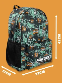 Vanilla Underground Black Minecraft Unisex Kids Multicoloured Backpack