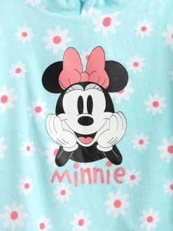 Clearance Vanilla Underground Blue Girls Disney Minnie Mouse Towelling Cotton Co-ord Coverup 2 Piece