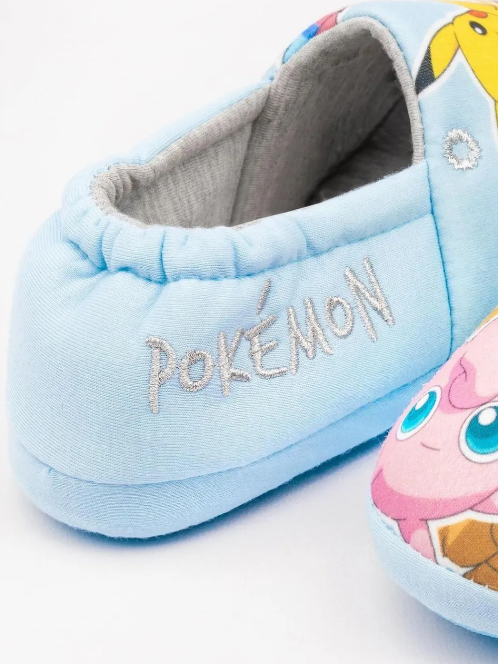 Vanilla Underground Blue Pokemon Winter Slippers^BOY Nightwear