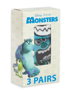 Discount Vanilla Underground Blue Monsters Inc Calf Socks Set of 3