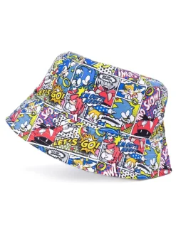 Online Vanilla Underground Blue Sonic Kids Licensing Bucket Hat