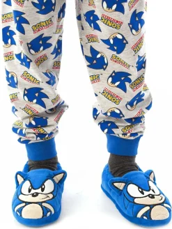Vanilla Underground Blue Sonic Winter Slippers