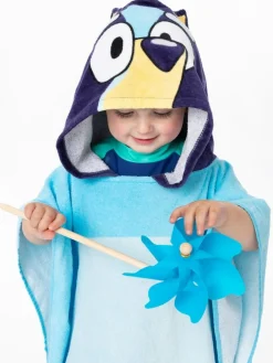 Vanilla Underground Blue Kids Bluey 100% Cotton Towel Poncho^ Swimwear|Swimwear