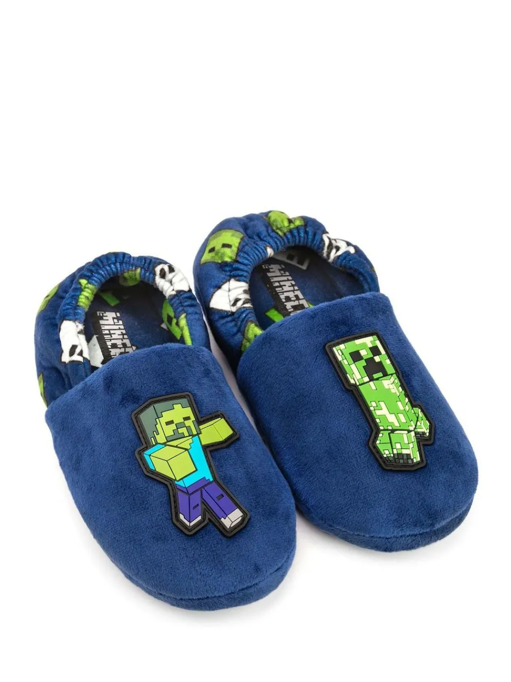 Hot Vanilla Underground Blue Boys Minecraft Slippers