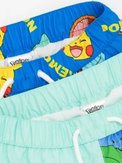 Vanilla Underground Blue Pokemon Boys Swim Shorts 2 Pack^BOY Swimwear