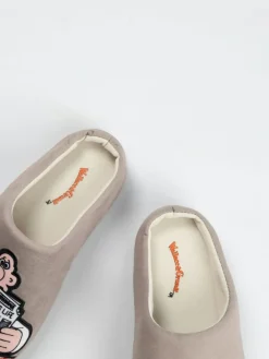 Online Vanilla Underground Brown Wallace And Gromit Multi Character Slippers