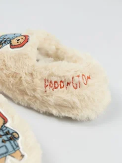Vanilla Underground Brown Paddington Bear Character Slippers