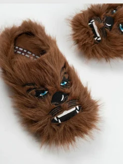 Clearance Vanilla Underground Brown Star Wars Chewbacca Slippers
