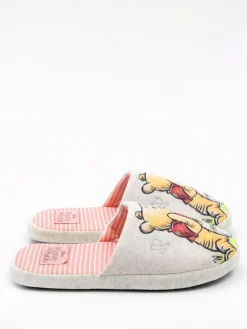 Vanilla Underground Ecru Winnie the Pooh Womens Winter Mule Slippers^Women Slippers