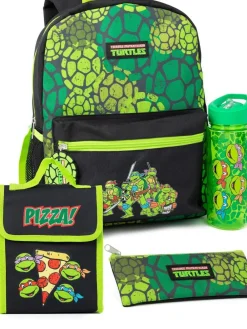 Outlet Vanilla Underground Green Ninja Turtles Tmnt Backpack Set