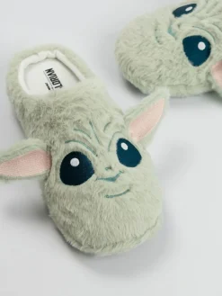 Discount Vanilla Underground Green Star Wars Grogu Slippers
