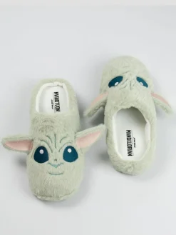 Discount Vanilla Underground Green Star Wars Grogu Slippers