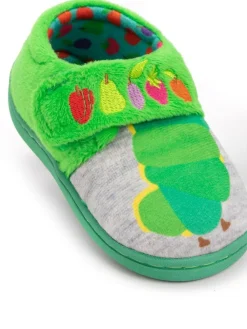 Sale Vanilla Underground Green The Hungry Caterpillar Velcro Loafer Slippers