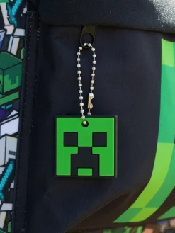 Hot Vanilla Underground Minecraft Boys Creeper And Zombie All-Over Print Backpack Green