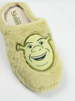 Vanilla Underground Green Shrek Character Face Slippers^ Slippers|Slippers
