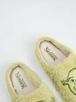 Vanilla Underground Green Shrek Character Face Slippers^ Slippers|Slippers