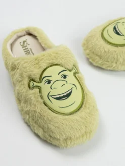 Vanilla Underground Green Shrek Character Face Slippers^ Slippers|Slippers