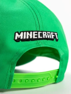 Vanilla Underground Green Minecraft Boys Green Creeper Snapback Curved Peak Cap^BOY Hats