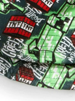 Vanilla Underground Green Kids Minecraft Multicoloured Bucket Hat^BOY Hats