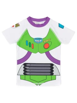 Sale Vanilla Underground Multicoloured Disney Buzz Lightyear Novelty Dress-Up Style 2 Piece Swim Suit