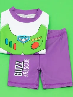 Sale Vanilla Underground Multicoloured Disney Buzz Lightyear Novelty Dress-Up Style 2 Piece Swim Suit