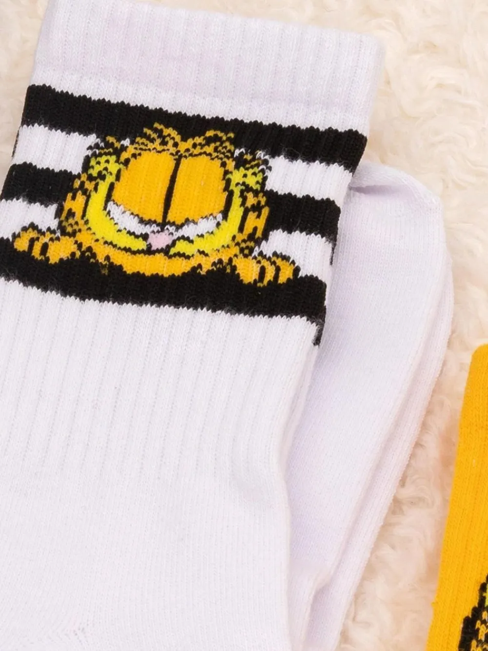 Vanilla Underground Orange Mens Garfield Socks 3 Pack^ Socks|Socks