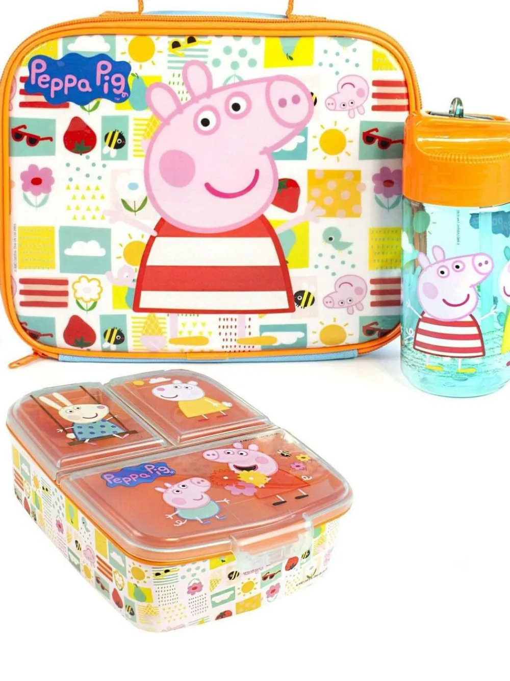 Vanilla Underground Orange Peppa Pig Peppa Pig Lunch Bag Set^ Branded Kitchenware