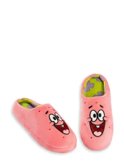 Vanilla Underground Pink SpongeBob SquarePants Patrick mule slippers^ Slippers|Slippers