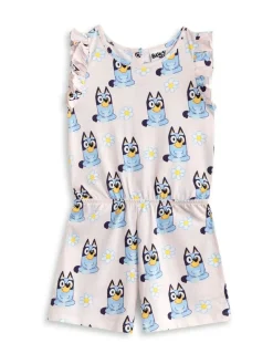 Outlet Vanilla Underground Pink Girls Sleeveless Playsuit