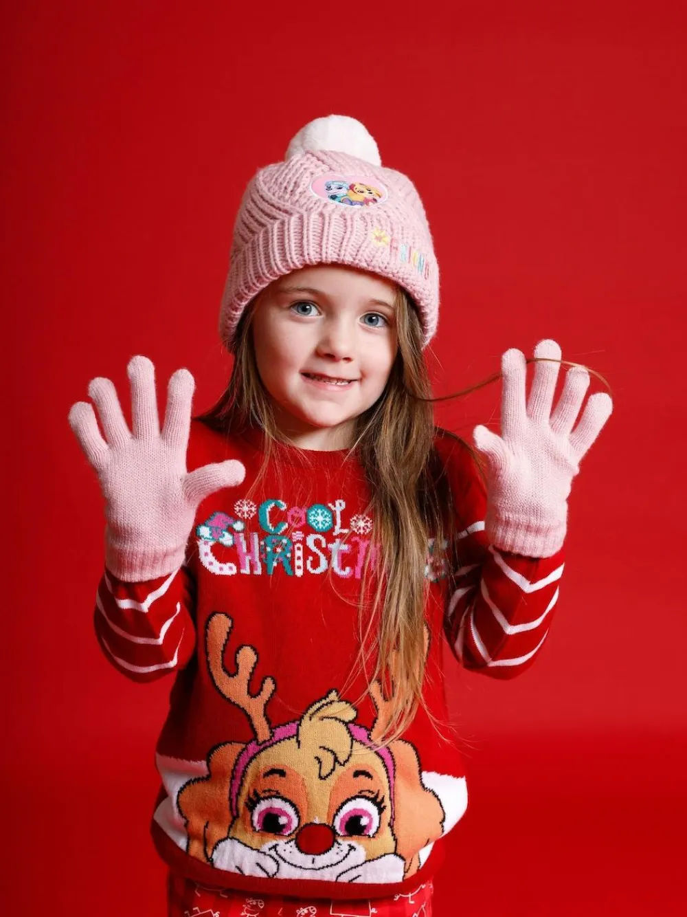 Best Vanilla Underground Pink Paw Patrol Girls Winter Beanie and Scarf Set