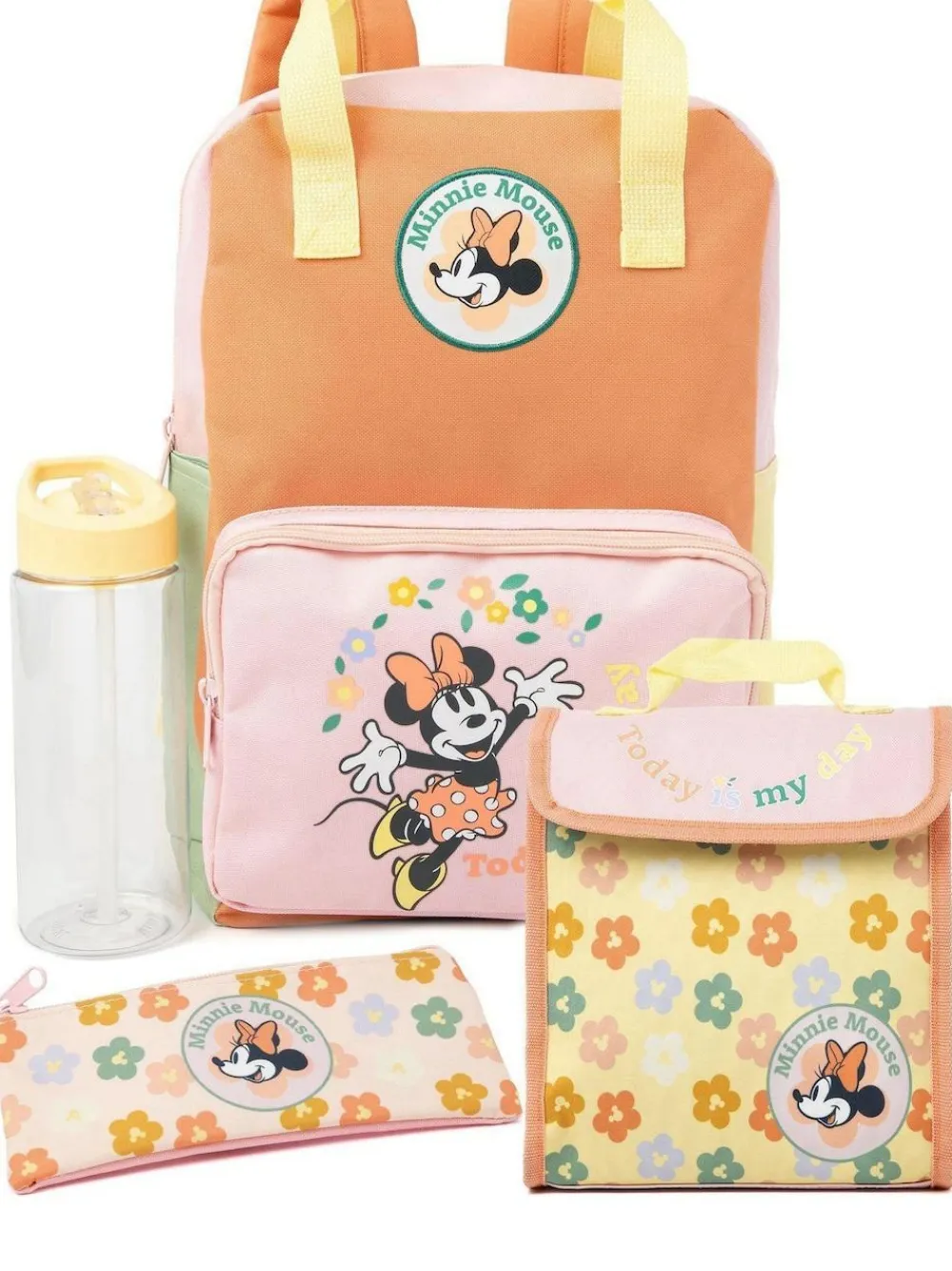 Vanilla Underground Pink Disney Girls Minnie Mouse 4 Piece Backpack Set^BOY Bags|Bags